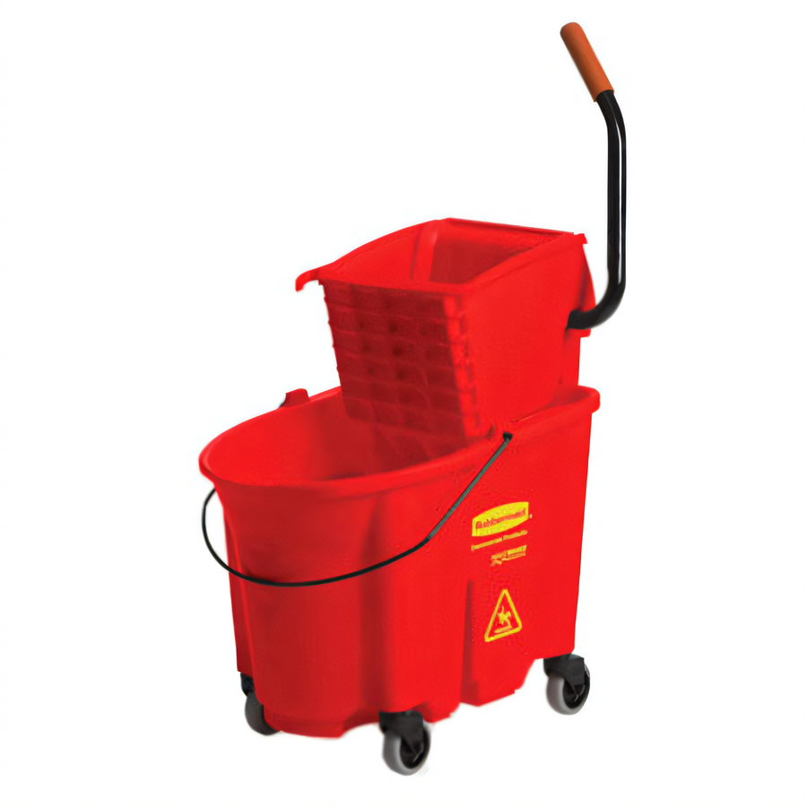 Product image #1 for WaveBrake 35 Qt Red Mop Bucket and Side Press Wringer Combo