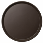 Thumbnail image #1 for Cambro Camtread® 1400CT138 14-Inch Round Non-Skid Fiberglass Serving Tray, Tavern Tan Case of 12