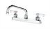 Thumbnail image #1 for Krowne Royal Series Deck Mount Manual Faucet, 8-Inch Centers, 6-Inch Swing Spout