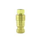 Thumbnail image #1 for T&S Brass Safe-T-Link AW-5D Water Hose Connector, quick disconnect, stainless steel, 3/4" NPT