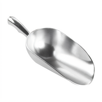 American Metalcraft 24 oz. Cast Aluminum Utility Scoop, Bright Finish