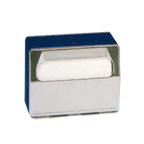 Thumbnail image #1 for Vollrath 6515-06 Countertop Napkin Dispenser, 2-Sided, Chrome-Plated Face, Black
