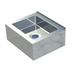 Thumbnail image #1 for 25-Inch Floor-Mount Stainless Steel Mop Sink with 20 x 16 x 6 Bowl