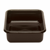Thumbnail image #1 for Cambro Cambox 15 x 20 Flat-Bottom Dark Brown Plastic Bus Tub