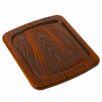 American Metalcraft Rectangular Rimmed Ash Wood Serving Board, 12 x 10 Inches