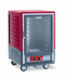 Thumbnail image #1 for Metro C5 3 Series Half-Height Mobile Heated Holding Cabinet with Clear Polycarbonate Door and Fixed Wire Slides