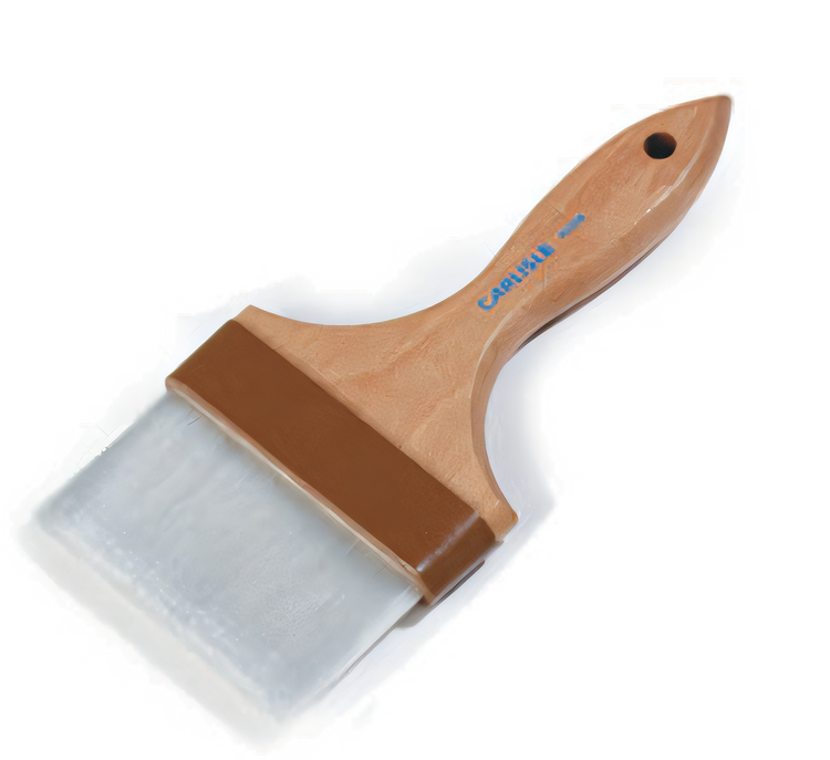 Product image #2 for Sparta Chef Series 4-Inch Flat White Nylon Pastry Brush with Hardwood Handle