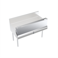 Krowne Royal Series Single 46-Inch Stainless Steel Speed Rail Locking Cover