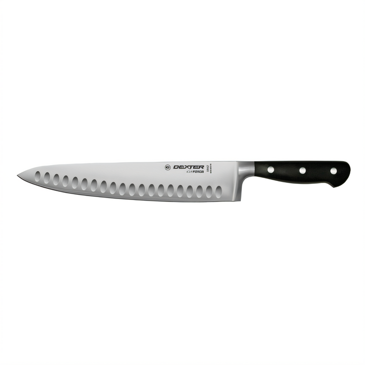 Product image #1 for Dexter Russell iCUT-FORGE 10-Inch Forged Duo-Edge Chef's Knife with Black POM Handle