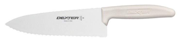 Product image #2 for 6-Inch Scalloped-Edge Chef's Knife with White Polypropylene Handle
