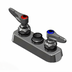 Thumbnail image #1 for T&S Brass Workboard/Bar Sink Mixing Faucet, Deck Mount, 4-Inch Centers, Swivel Outlet, Less Nozzle