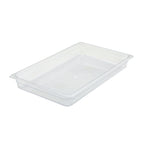 Thumbnail image #1 for Winco Poly-Ware SP7102 Full-Size Clear Polycarbonate Food Pan, 2-1/2-Inch Deep Case of 12