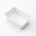 Thumbnail image #1 for American Metalcraft 38 oz Rectangular ABS Plastic Bowl, White