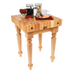 Thumbnail image #1 for John Boos Saratoga Farm Butcher Block Work Table, 24 x 24 x 32, 4-Inch End Grain Northern Hard Rock Maple, Oil Finish