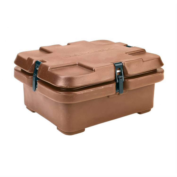 Product image #1 for Cambro Camcarrier® 240MPC Top-Loading Insulated Half-Size Food Pan Carrier, Coffee Beige