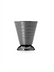 Thumbnail image #1 for Barfly 2.5 oz Stainless Steel Bar Measuring Cup with Footed Base, Gun Metal Black Plated Finish