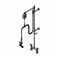 T&S Brass EasyInstall 8-Inch Center Deck-Mount Pre-Rinse Unit with 0.65 GPM Low-Flow Spray Valve