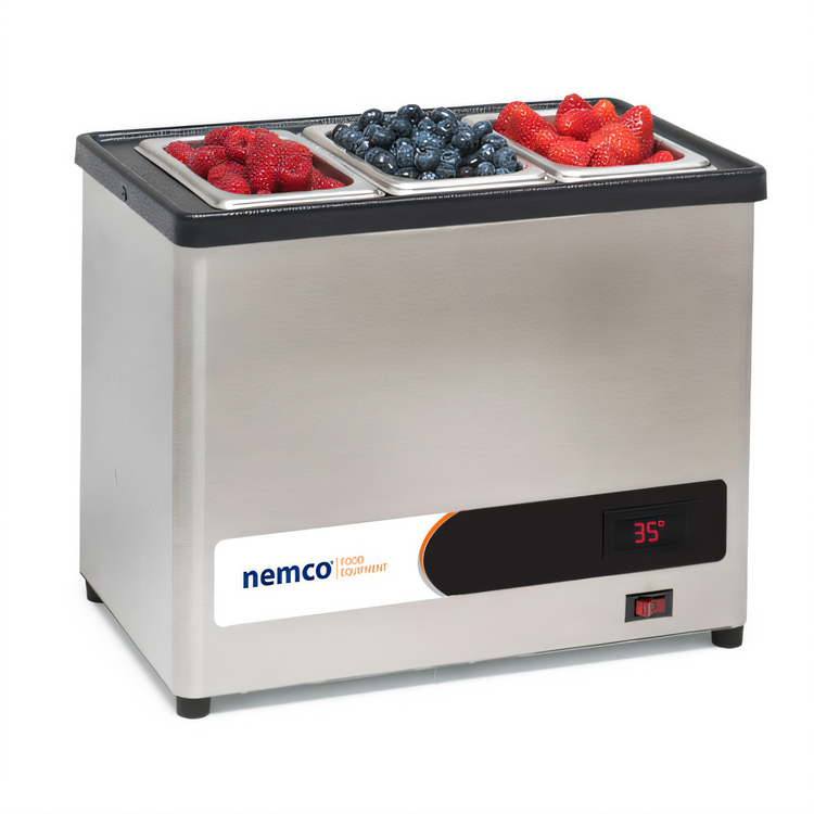 Product image #1 for Nemco 9020 1/3-Size Countertop Thermoelectric Cold Condiment Chiller, Chiller Only
