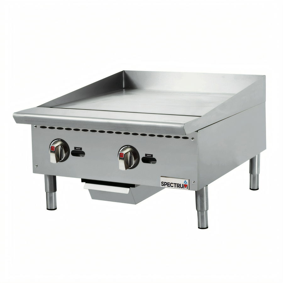 Product image #1 for Winco Spectrum 24-Inch Countertop Natural Gas Griddle
