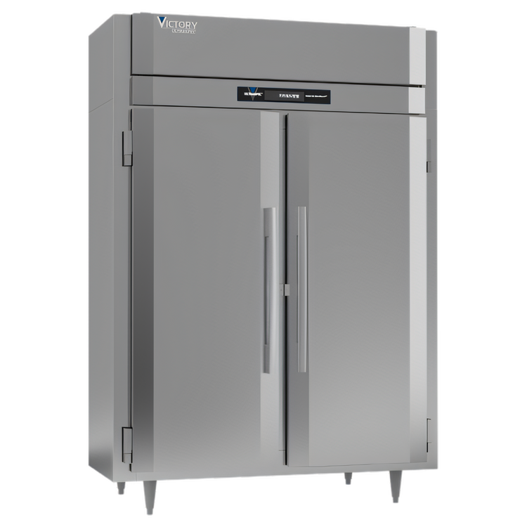 Product image #1 for Victory UltraSpec 49.02 Cu. Ft. Two-Section Reach-In Freezer with V-Core, Stainless Steel, Self-Contained