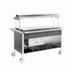 Thumbnail image #1 for Atlas Metal CARF-6 Mobile Refrigerated Frost Top Serving Counter, 91-1/4