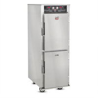 FWE G2 Series Full-Height Mobile Low Temp Cook & Hold Cabinet, Dual Compartment, Stainless Steel, 14 Full-Size Pan Capacity
