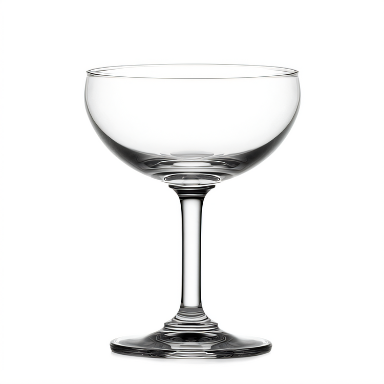 Product image #1 for Ocean Classic Stemmed Saucer Champagne Glass, 7 oz, Clear Glass