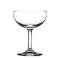 Ocean Classic Stemmed Saucer Champagne Glass, 7 oz, Clear Glass