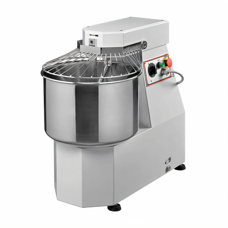 Product image #1 for Trento Avancini SP20 Heavy-Duty Spiral Dough Mixer, 40 lb Capacity, 2-Speed, Fixed Bowl, 208V Three-Phase