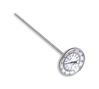 Bi-Therm Dial Pocket Thermometer with 2-Inch Dial, 8-Inch Stem, 25°F to 125°F