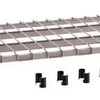 Thumbnail image #1 for Metro Super Erecta 2448DRK4 Wire Dunnage Shelf, 48"W x 24"D, Lift-Off Deck, Gray Epoxy-Coated, 1300 lb. Capacity