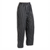 Thumbnail image #1 for Mercer Culinary Millennia Unisex Cook's Pants, Elastic Waist, Black Chalk Stripe, 1X