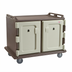 Thumbnail image #1 for Cambro Insulated Low Profile 20-Tray 2-Compartment Meal Delivery Cart for 14