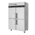 Thumbnail image #1 for Turbo Air M3 Series Two-Section Reach-In Top Mount Freezer with Half Hinged Solid Doors, 42.1 Cu. Ft.