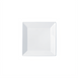 Thumbnail image #1 for Winco Royalsquare 6-Inch Square White Porcelain Plate