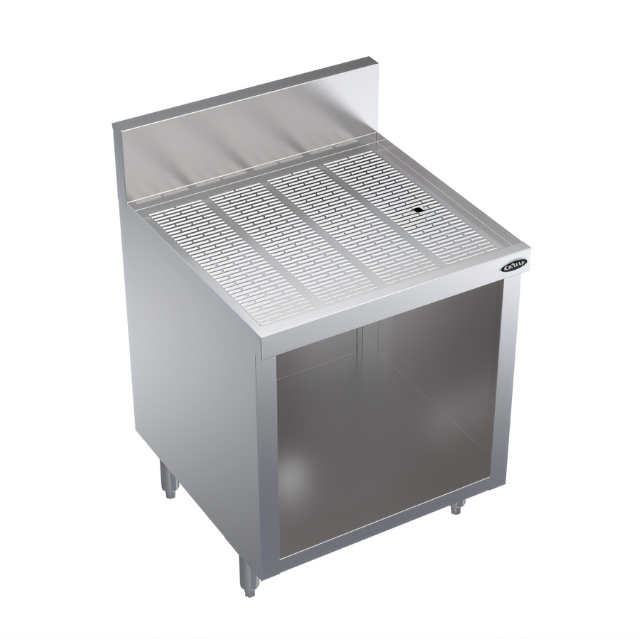 Product image #1 for Krowne Royal Series 24-Inch x 24-Inch Freestanding Underbar Drainboard Cabinet with Open Cabinet Base
