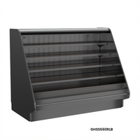 Structural Concepts Fusion Flat Profile Refrigerated Self-Service Case, 123-3/8