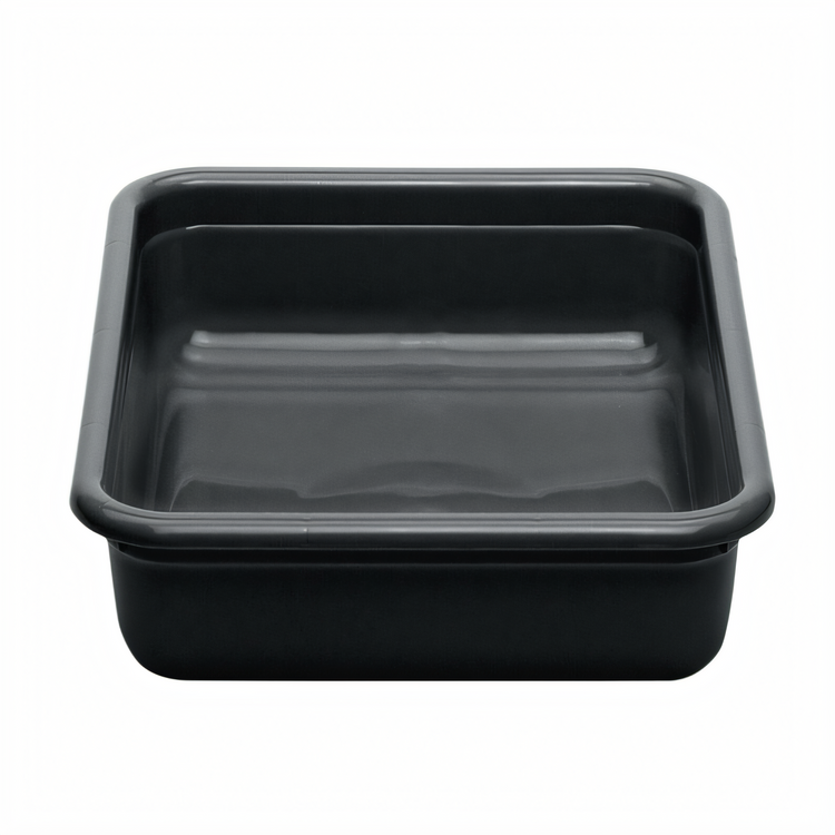 Product image #2 for Cambro Cambox 17 x 22 1-Compartment Black High-Impact Plastic Bus Box