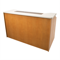 Perlick Tobin Ellis Signature Series Limited Edition 66-Inch Mobile Bar with 30-Inch Ice Chest and LED Task Lighting