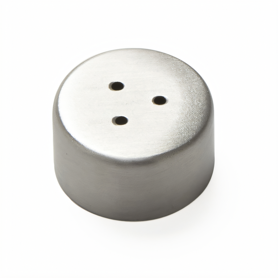 Product image #1 for Vintage Stainless Steel Replacement Caps for Salt & Pepper Shakers, 1-1/2 Inch Dia. x 1/2 Inch H