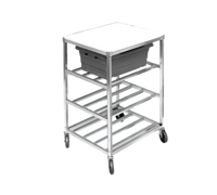 Channel Universal Standard Series Aluminum End-Load Lug Rack, 3 Shelves, 21 x 28.5 x 37.5 in.