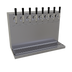 Thumbnail image #1 for Glastender 8-Faucet Wall Mount Air-Cooled Stainless Steel Draft Dispensing Tower