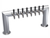 Thumbnail image #1 for Krowne 37-Inch Pass-Thru Beer Tower for 8 Faucets, Air Cooled, Brushed Stainless Steel