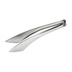 Thumbnail image #1 for 8-1/2-Inch Short Serving Tongs, 18/8 Stainless Steel, Satin Finish