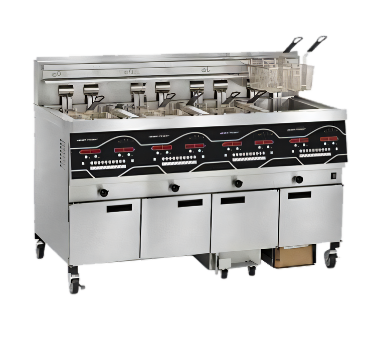 Product image #1 for Henny Penny Evolution Elite 4-Well Electric Open Fryer with Built-In Filtration and iControl