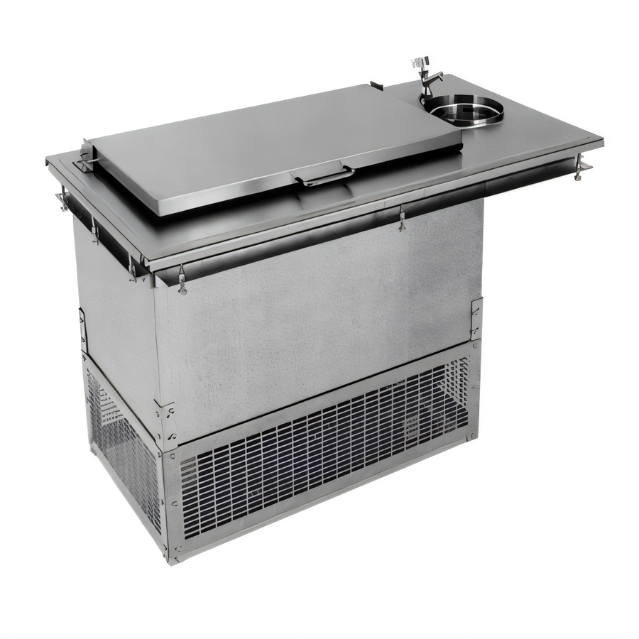 Product image #1 for Glastender Drop-In Ice Cream Freezer with Dipper Well, Self-Contained, 2 x 3-Gallon Capacity