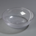 Thumbnail image #1 for Carlisle 5.5 Qt Clear Round Polycarbonate Salad Bowl with Pebbled Exterior, 12 Inch
