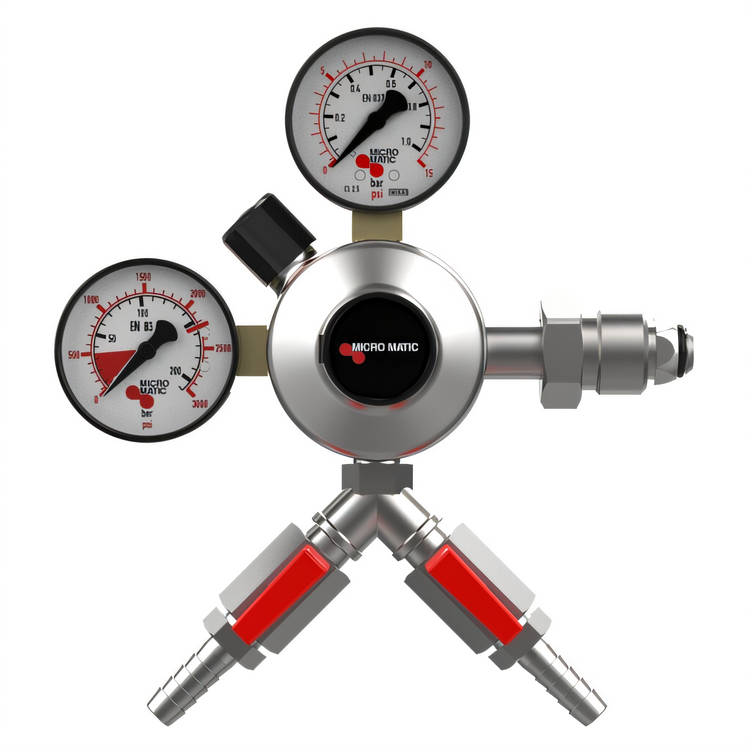Product image #1 for Premium Plus Dual Shutoff Nitrogen Regulator, 0-15 PSI