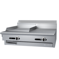 Garland Cuisine Heavy Duty 36 Inch Gas Combination Top Range with 18 Inch Thermostatic Griddle and 18 Inch Hot Top, Modular Top (C36-5-1M)