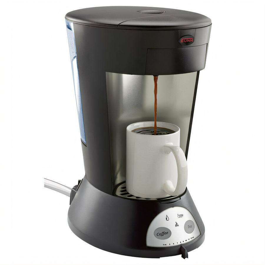 Product image #1 for BUNN My Café Commercial Single Cup Pod Brewer, 46 oz Reservoir, Black